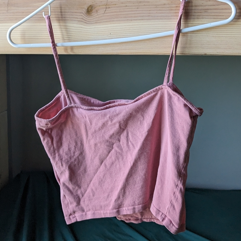 Pink crop top
